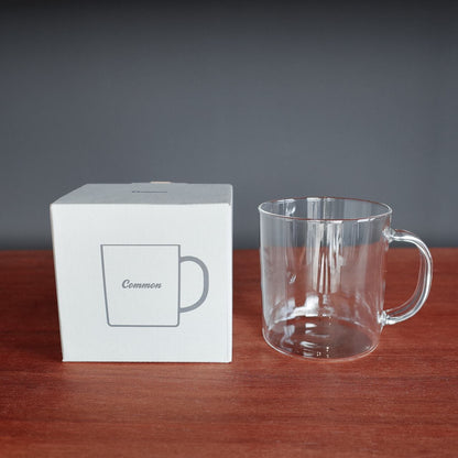 《耐熱ガラスのマグカップ 380ml》Glass Mug 380ml | Common