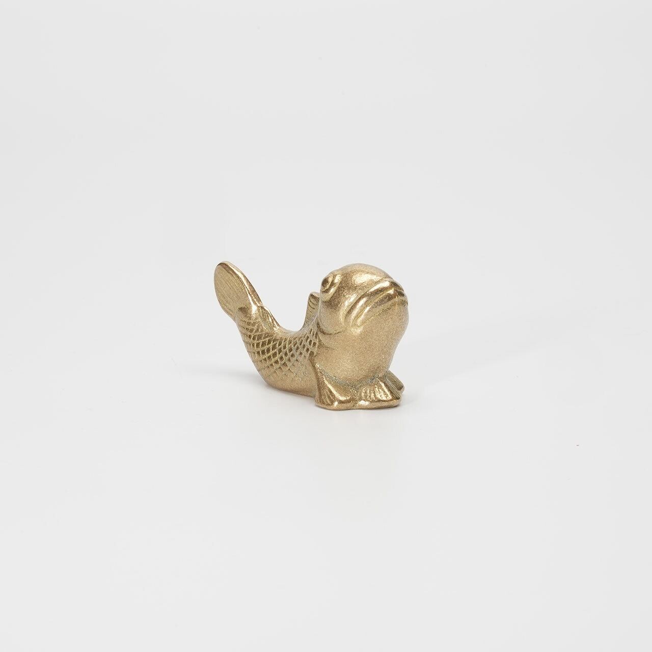 《真鍮鋳物製のペーパーウェイト＆筆置き”むつごろう”》招福 むつごろう | 銀雅堂