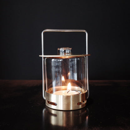 《真鍮製のティーライトキャンドル・ランタン》Candle lantern | Lue - Industrial