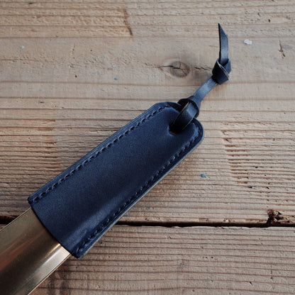 《レザー×真鍮製のシューホーン（靴ベラ）》Shoehone | Lue -handcraft