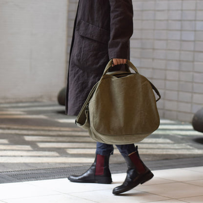 《フレンチミリタリーコットンのボストン型トート（3色）》Ride（ライド／BG294） | ateliers PENELOPE