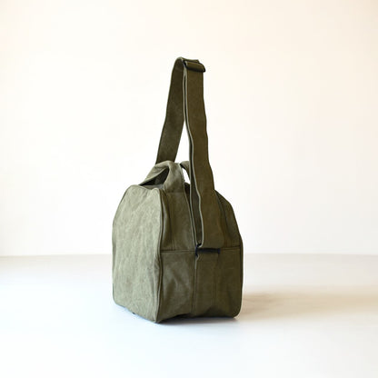 《フレンチミリタリーコットンのボストン型トート（3色）》Ride（ライド／BG294） | ateliers PENELOPE