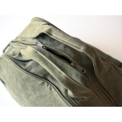 《フレンチミリタリーコットンのボストン型トート（3色）》Ride（ライド／BG294） | ateliers PENELOPE