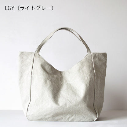 《フレンチミリタリーコットンのシンプルトートバッグ（3色）》Cecil（セシル／BG303） | ateliers PENELOPE