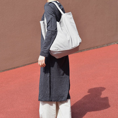 《フレンチミリタリーコットンのシンプルトートバッグ（3色）》Cecil（セシル／BG303） | ateliers PENELOPE