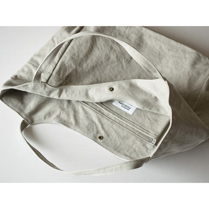 《フレンチミリタリーコットンのシンプルトートバッグ（3色）》Cecil（セシル／BG303） | ateliers PENELOPE