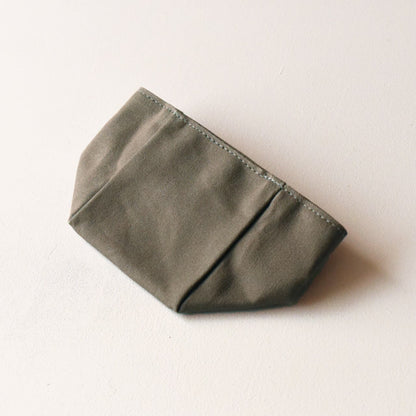 《10号帆布2枚仕立ての小物入れ》Cube キューブ | ateliers PENELOPE