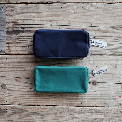 《10号帆布のハンディポーチ 3色》Handy Pouch | ateliers PENELOPE