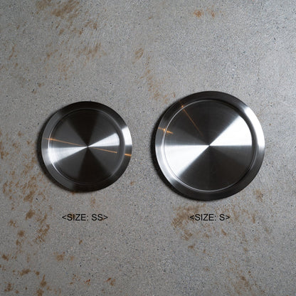 《ステンレス製のコースター/プレート/トレイ SSサイズ》stainless coaster SS | yumiko iihoshi porcelain