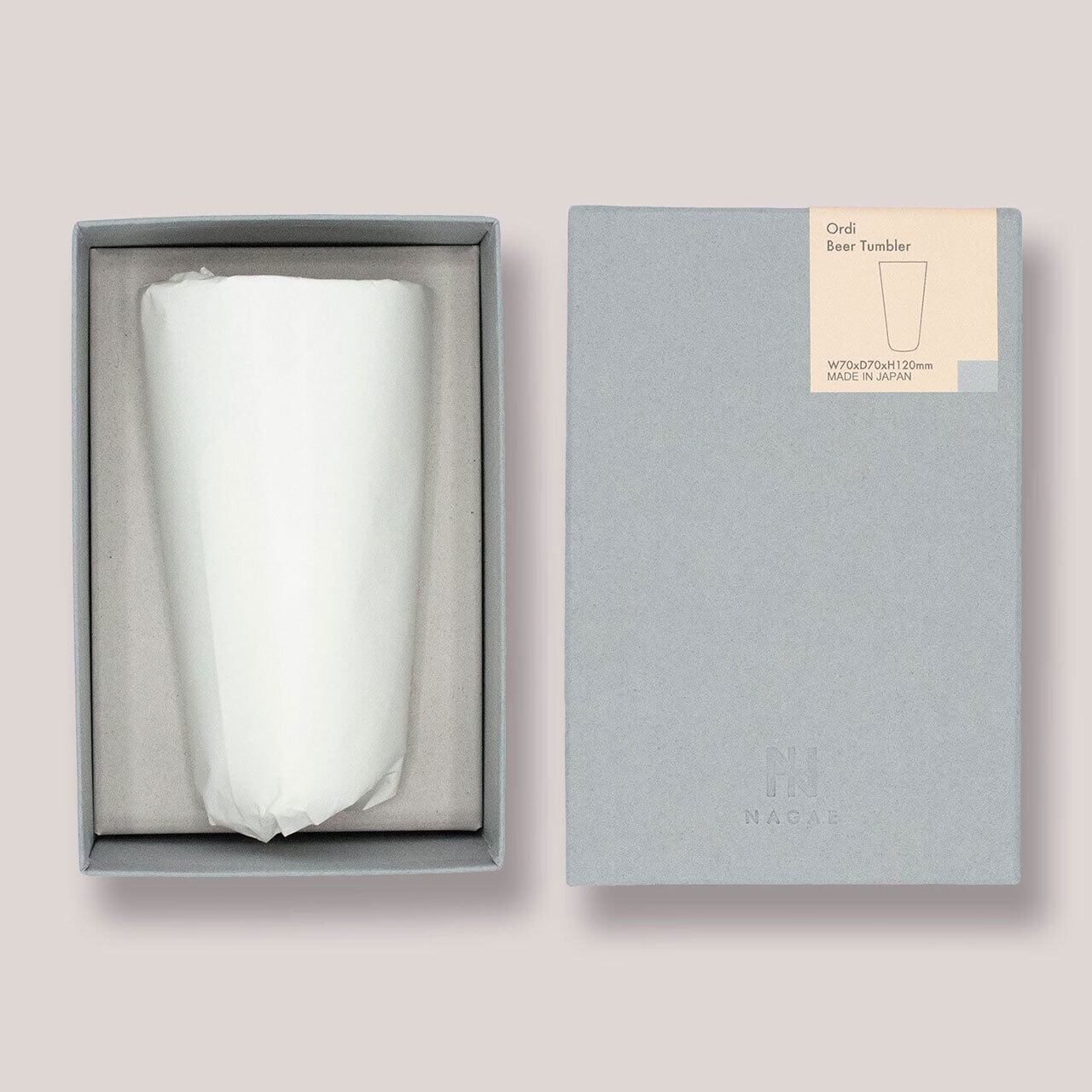 《シンプルな北欧風デザインの錫製ビアタンブラー》Ordi ビアタンブラー｜NAGAE+