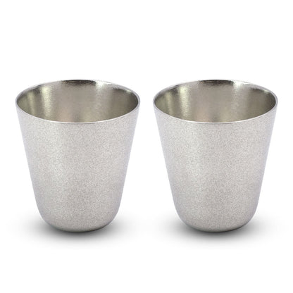 《シンプルな北欧風デザインの錫製タンブラー（ペア）》Ordi タンブラー ペア｜NAGAE+