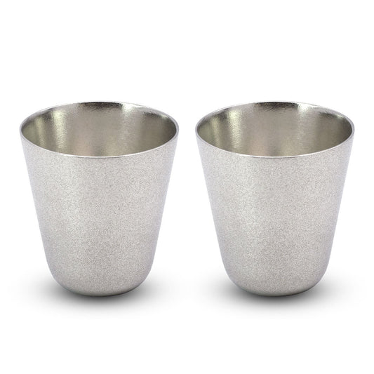 《シンプルな北欧風デザインの錫製タンブラー（ペア）》Ordi タンブラー ペア｜NAGAE+