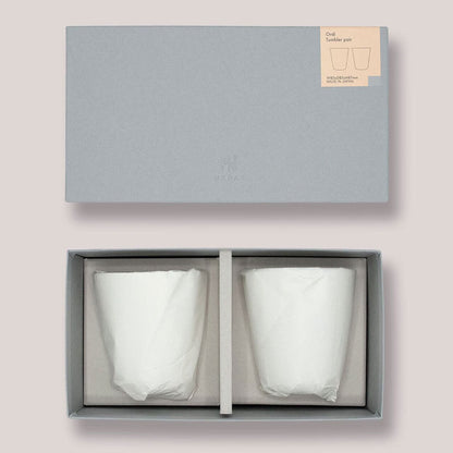 《シンプルな北欧風デザインの錫製タンブラー（ペア）》Ordi タンブラー ペア｜NAGAE+