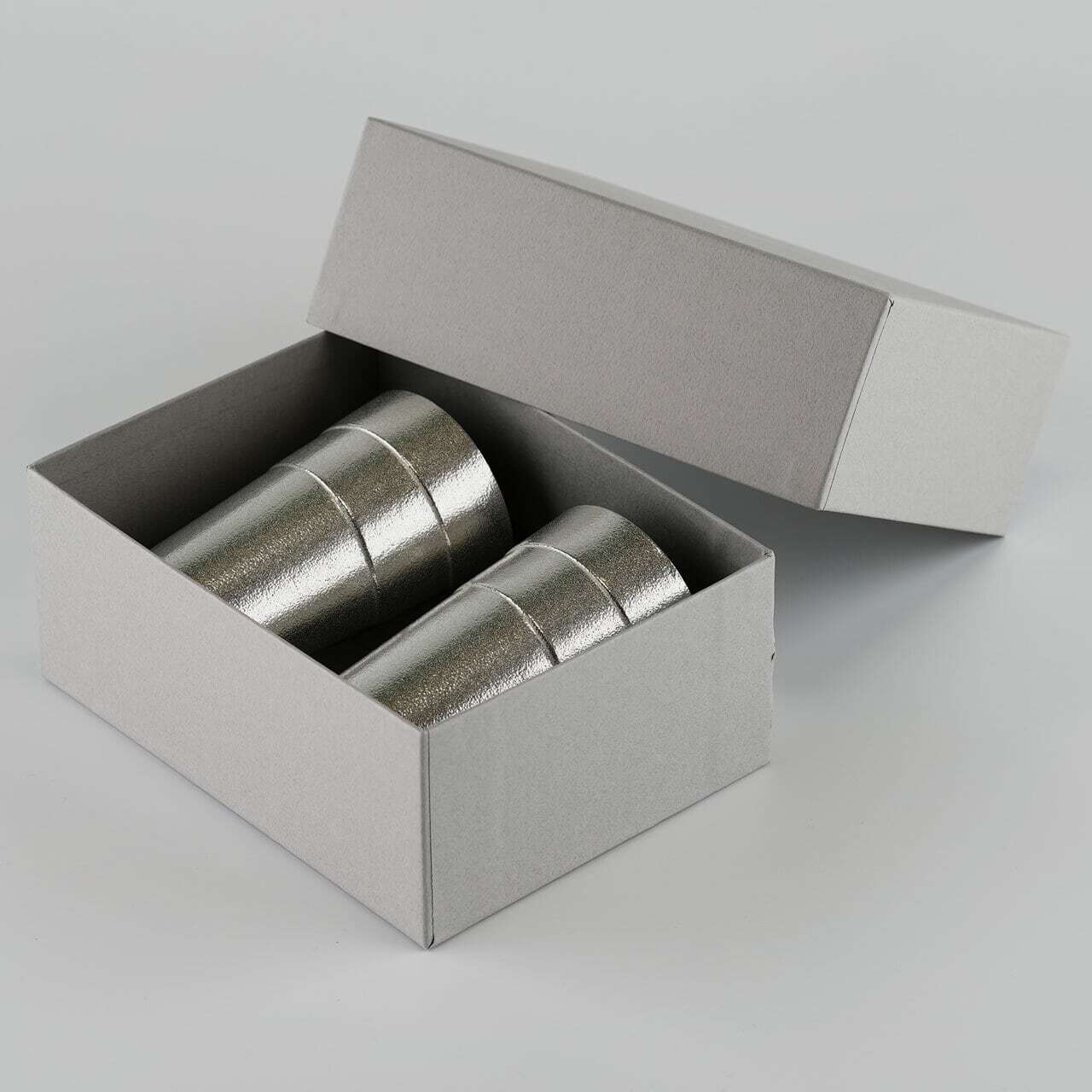 《錫（純度99.99%）の酒器・ビールタンブラー2個セット》静波 ビールタンブラー（2個セット）｜銀雅堂