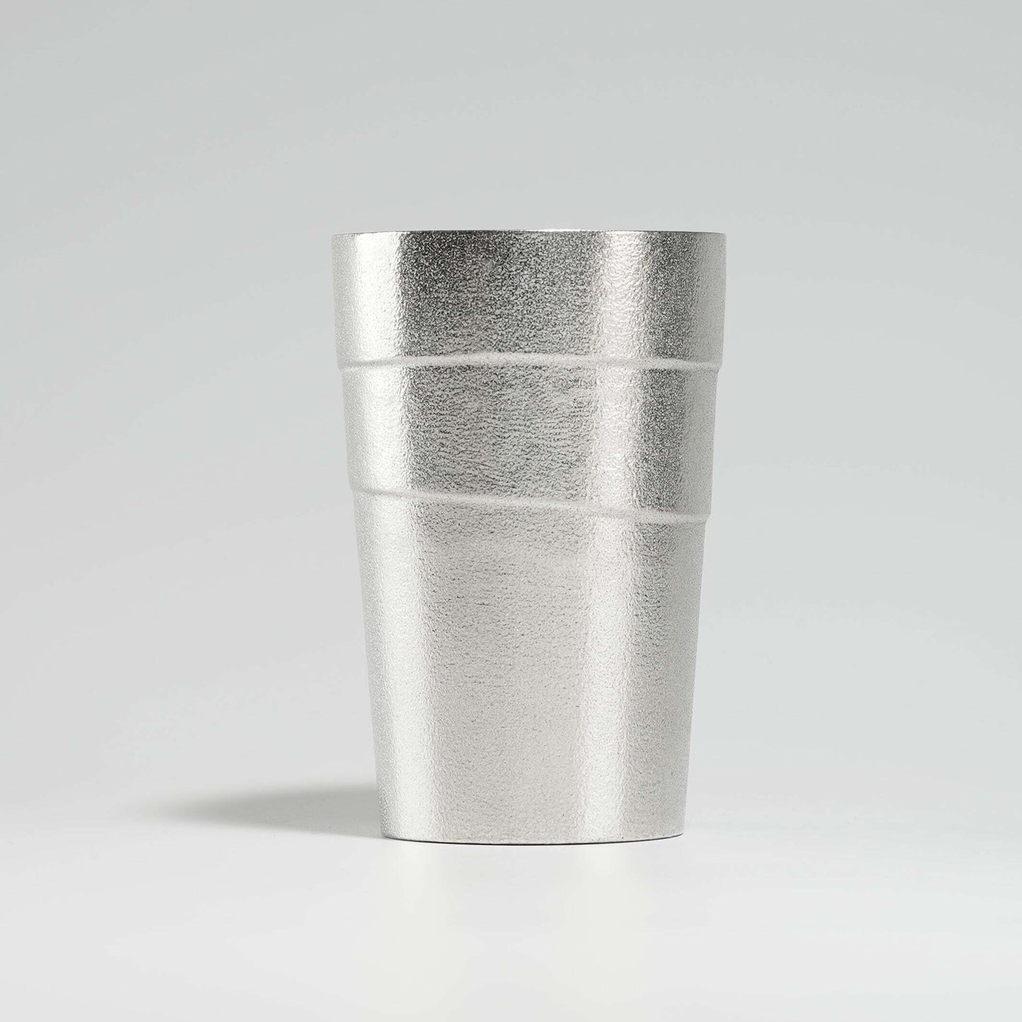 《錫（純度99.99%）の酒器・ビールタンブラー2個セット》静波 ビールタンブラー（2個セット）｜銀雅堂