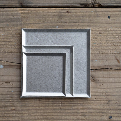 《錫のスクエアトレイ（90mm×90mm）》a.278オリジナル