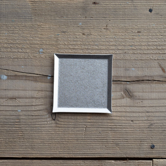 《錫のスクエアトレイ（75mm×75ｍｍ）》a.278オリジナル