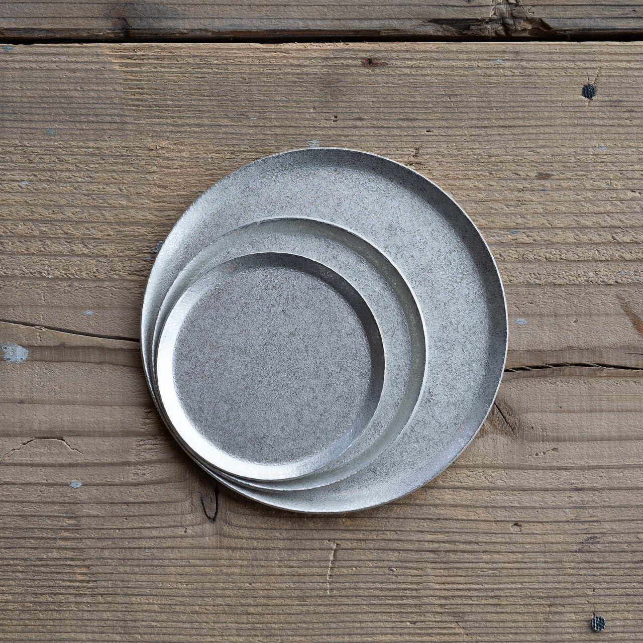 《錫のラウンドトレイ（φ120mm）》a.278オリジナル