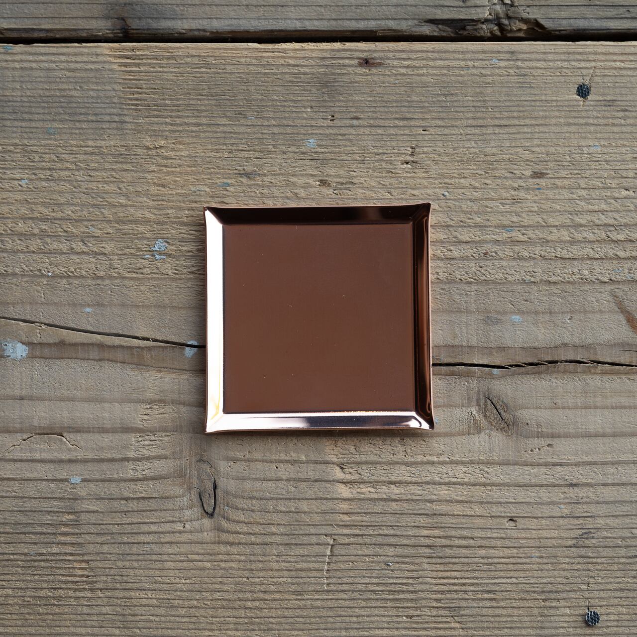 《銅のスクエアトレイ（75mm×75ｍｍ）つや無し｜つや有り》a.278オリジナル