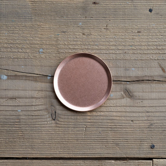 《銅のラウンドトレイ（φ75mm）つや無し｜つや有り》a.278オリジナル_2