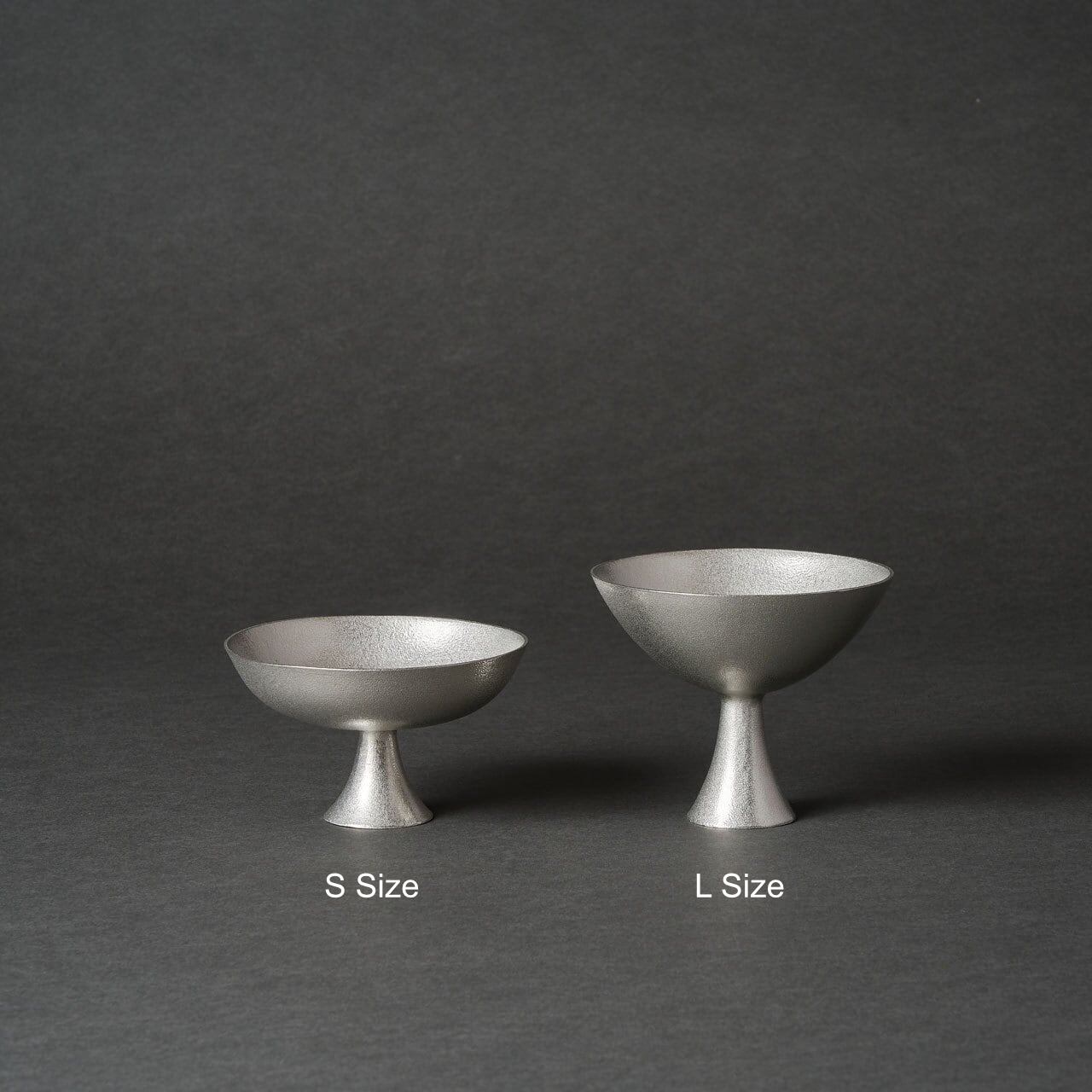 《錫のクープグラス Size:L》collier （コリエ）L | Designed by Mai Sawaki