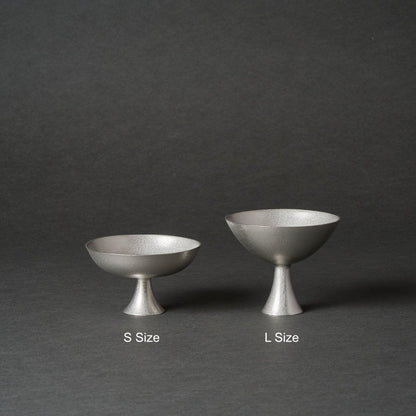 《錫のクープグラス Size:L》collier （コリエ）L | Designed by Mai Sawaki