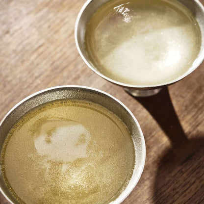 《錫のクープグラス Size:L》collier （コリエ）L | Designed by Mai Sawaki