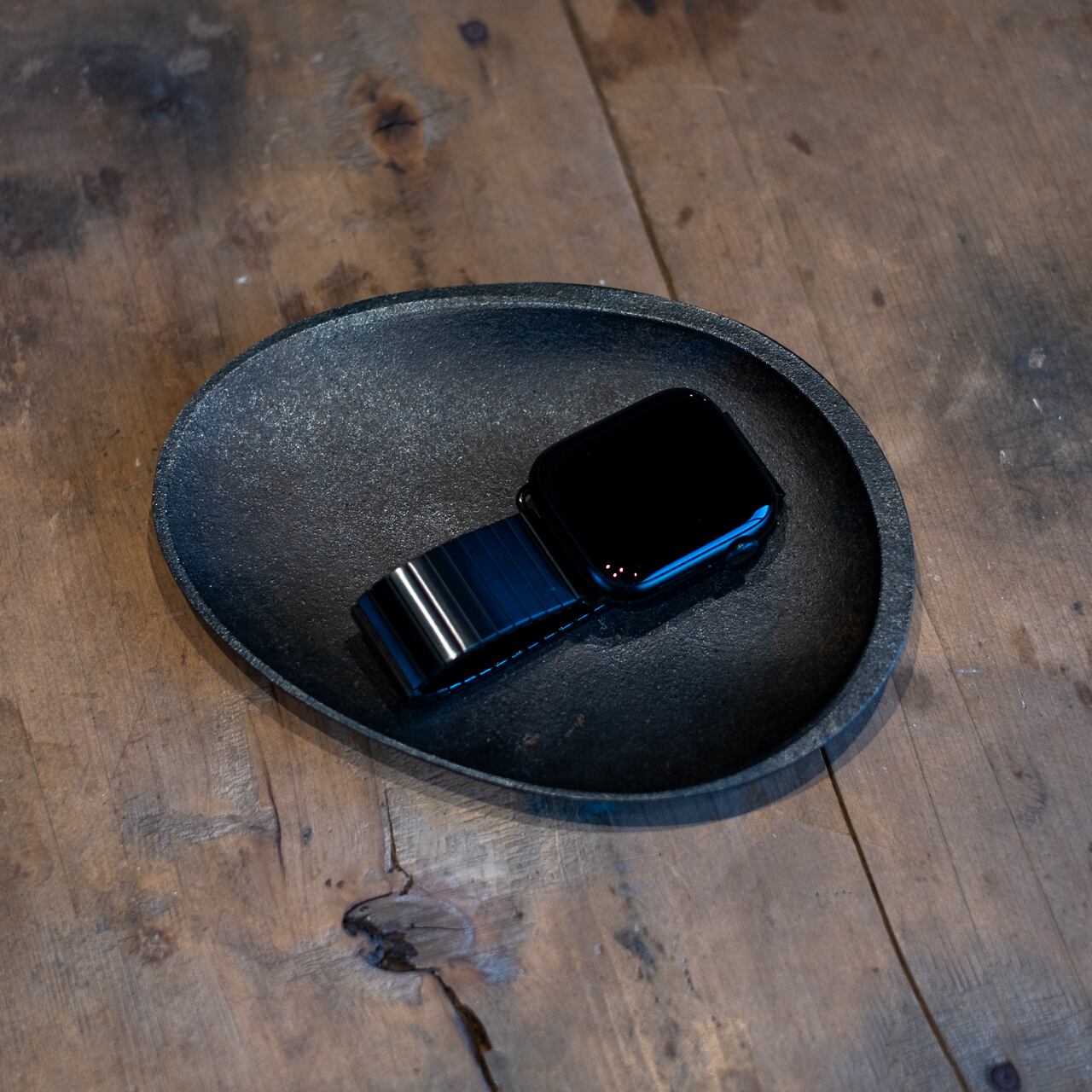 《真鍮鋳物のマルチトレイのブラック仕様》Abalone shell black｜NAGAE+（ナガエプリュス）