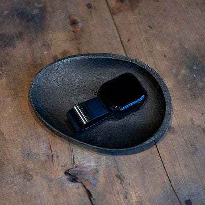 《真鍮鋳物のマルチトレイのブラック仕様》Abalone shell black｜NAGAE+（ナガエプリュス）