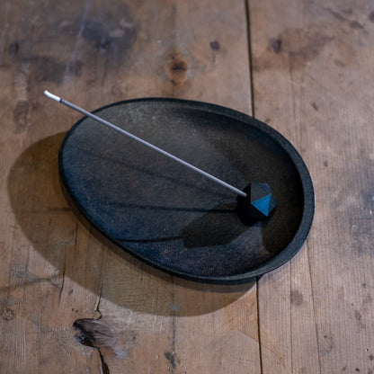 《真鍮鋳物のマルチトレイのブラック仕様》Abalone shell black｜NAGAE+（ナガエプリュス）