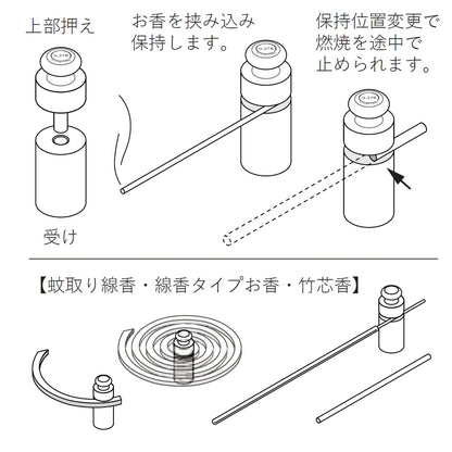《多目的・真鍮のインセンスホルダー 》fundou | a.278オリジナル