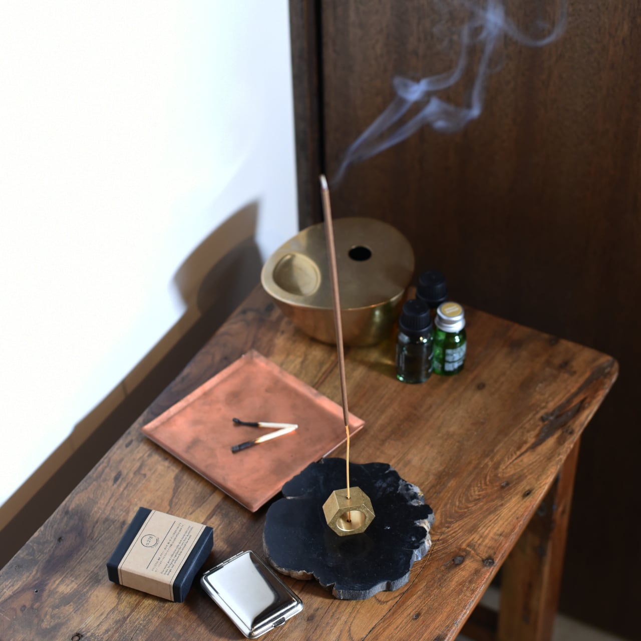 《真鍮のマルチインセンスホルダー》a.278オリジナル