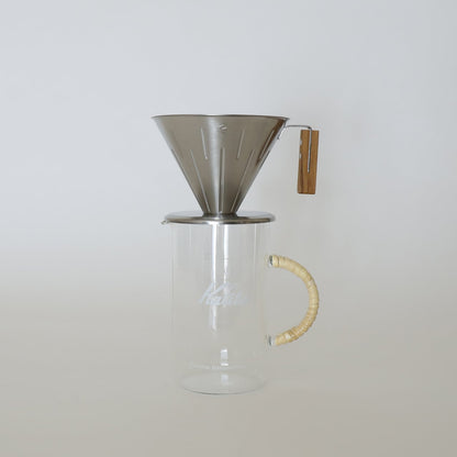 《ラタン巻き持ち手のコーヒーサーバー500ml》GSP Coffee server 500 | GLOCAL STANDARD PRODUCTS