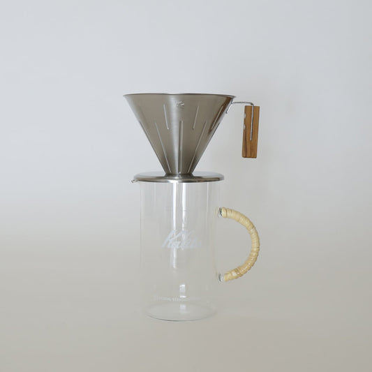 《ラタン巻き持ち手のコーヒーサーバー500ml》GSP Coffee server 500 | GLOCAL STANDARD PRODUCTS