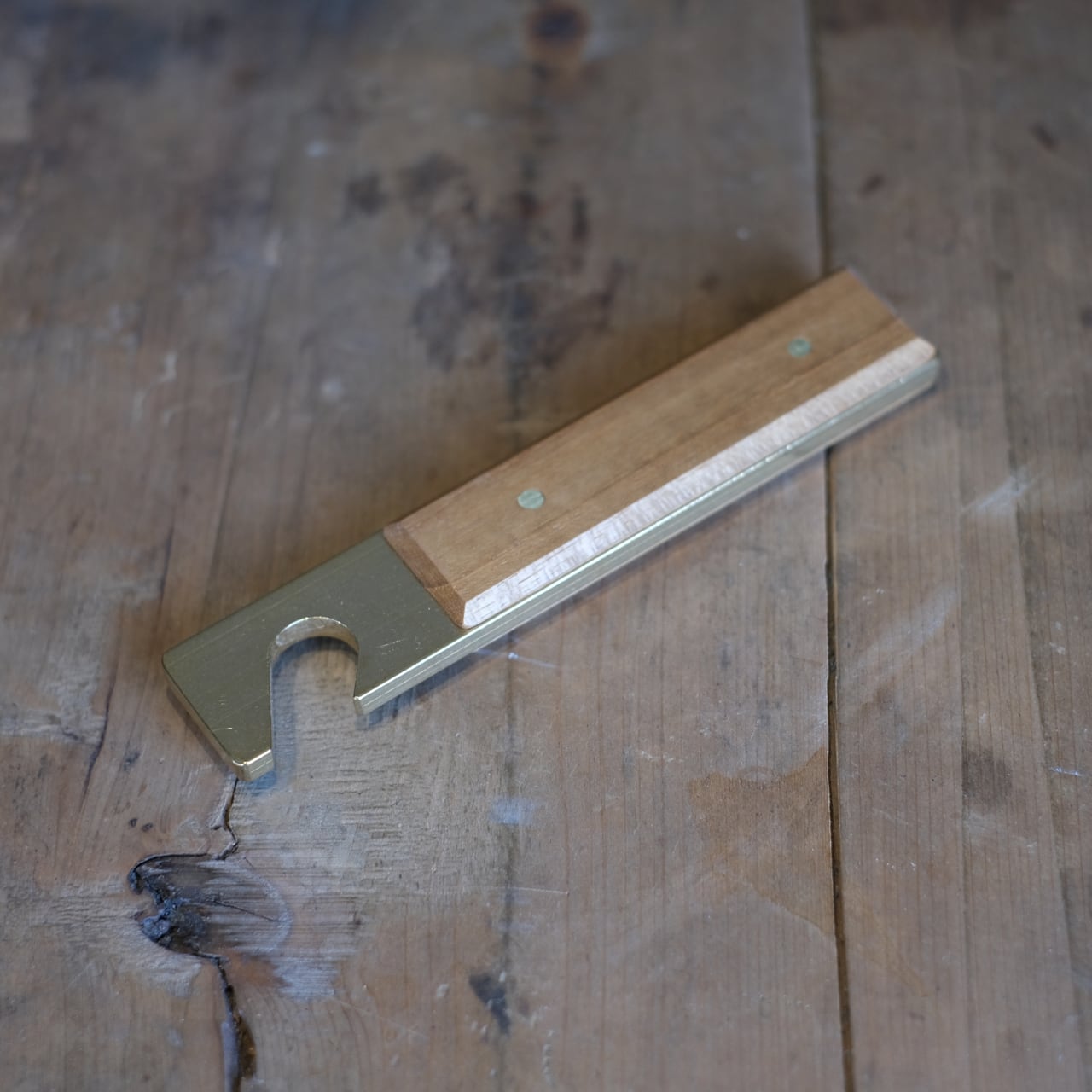 《真鍮のボトルオープナー》Bottle opener | Lue -handcraft