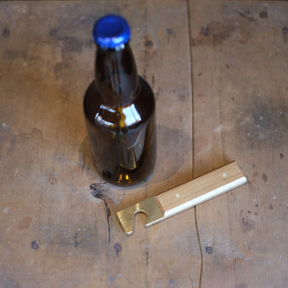 《真鍮のボトルオープナー》Bottle opener | Lue -handcraft