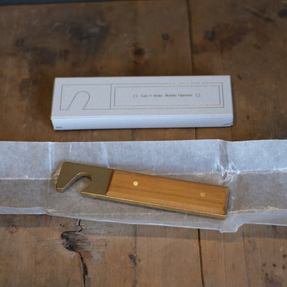 《真鍮のボトルオープナー》Bottle opener | Lue -handcraft