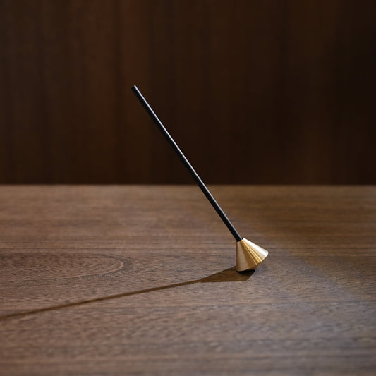 《３種類の角度・elemense incense用真鍮のお香立て》acron brass incense holder | elemense