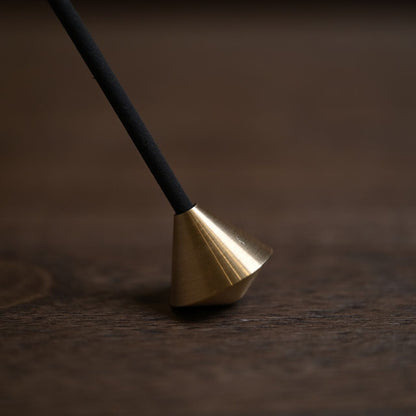 《３種類の角度・elemense incense用真鍮のお香立て》acron brass incense holder | elemense