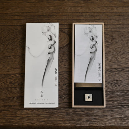 《5つのエレメントから想像を広げた5種類のお香 | 40本入り | 香立てセット》incense | elemense