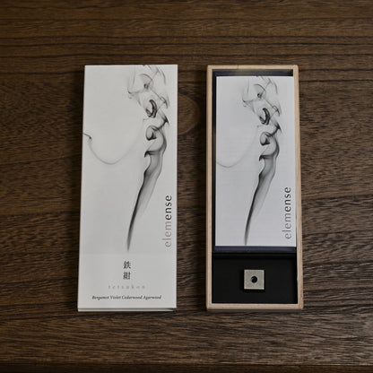 《5つのエレメントから想像を広げた5種類のお香 | 40本入り | 香立てセット》incense | elemense