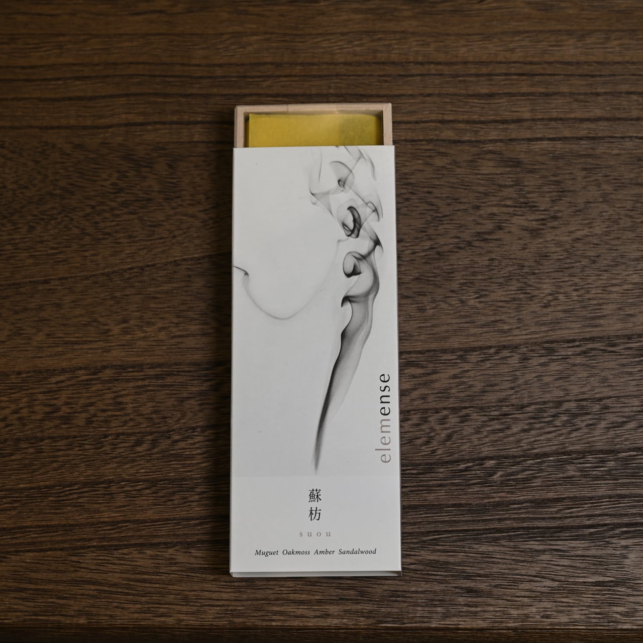 《5つのエレメントから想像を広げた5種類のお香 | 40本入り | 香立てセット》incense | elemense