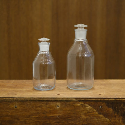 《ガラス蓋の保存瓶 250ml（目盛りなし）》保存瓶硝子栓 250 ブランク| BOROSIL LAB GLASS