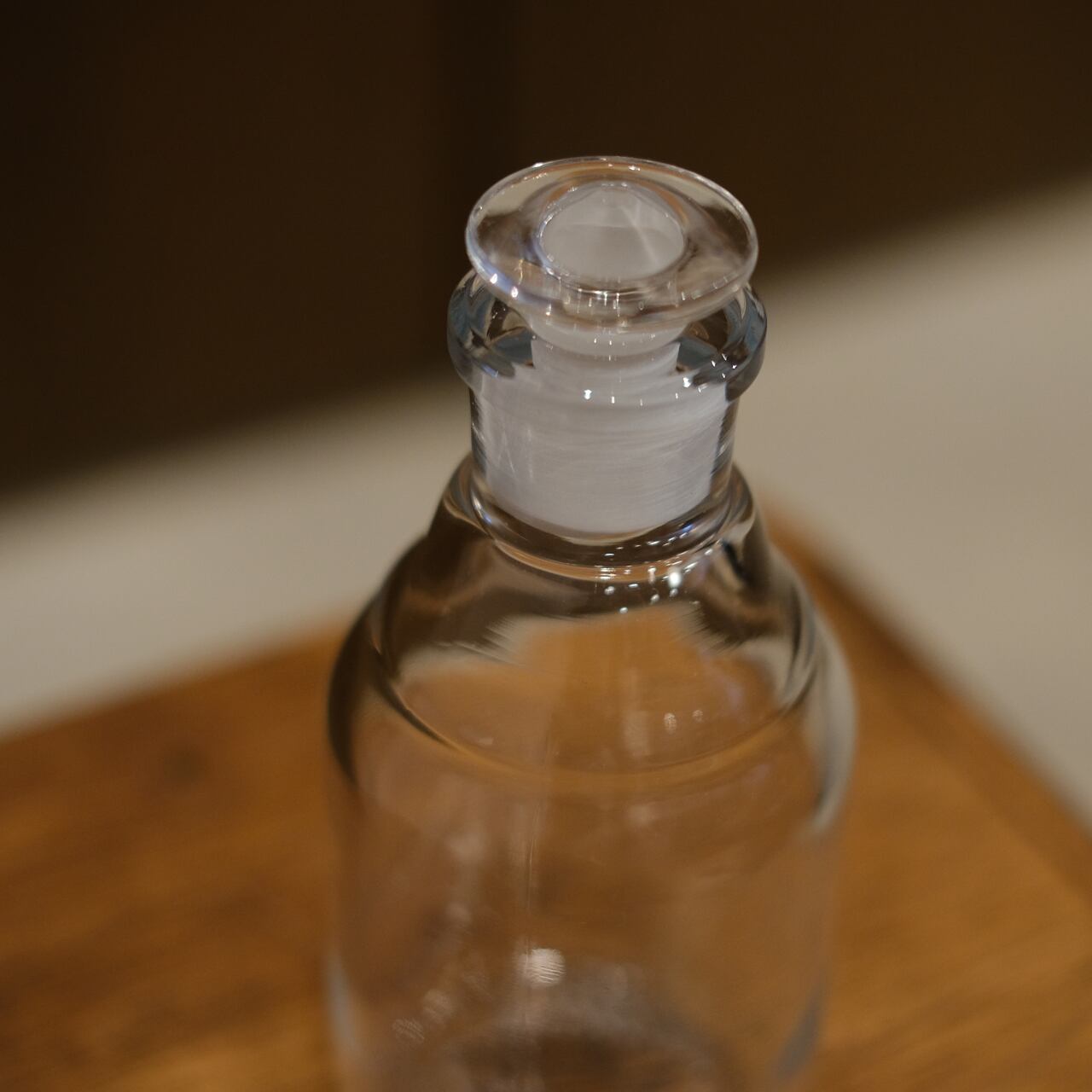 《ガラス蓋の保存瓶 250ml（目盛りなし）》保存瓶硝子栓 250 ブランク| BOROSIL LAB GLASS