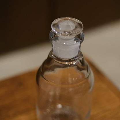 《ガラス蓋の保存瓶 250ml（目盛りなし）》保存瓶硝子栓 250 ブランク| BOROSIL LAB GLASS