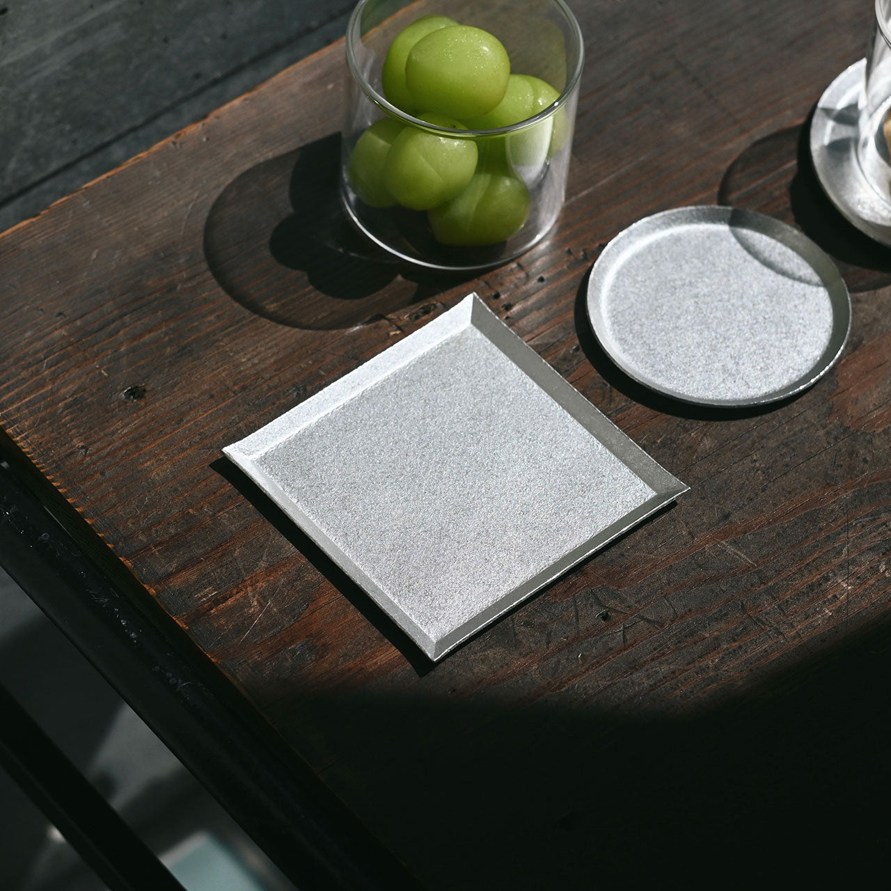 《錫のスクエアトレイ（90mm×90mm）》a.278オリジナル