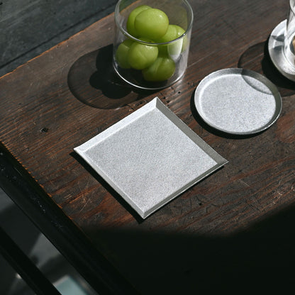 《錫のスクエアトレイ（90mm×90mm）》a.278オリジナル