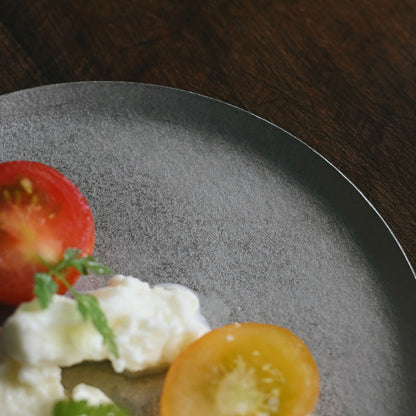 《錫のラウンドトレイ（φ120mm）》a.278オリジナル