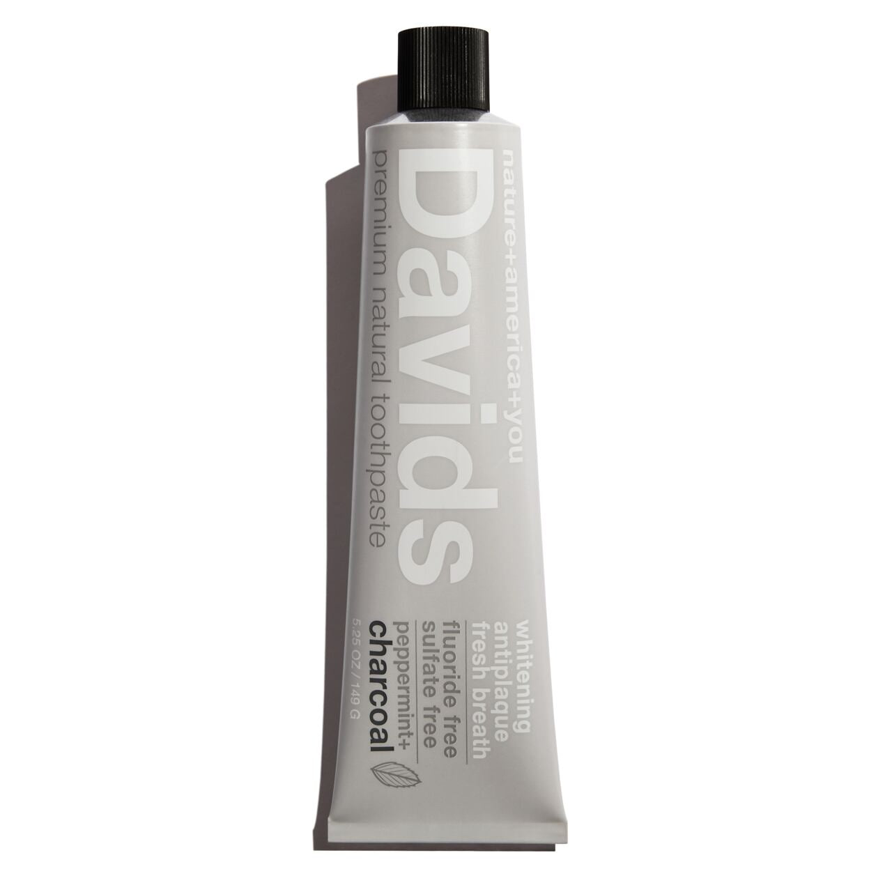 《天然原料ベースのホワイトニング歯磨き粉》ホワイトニングトゥースペースト（チャコール）｜Davids