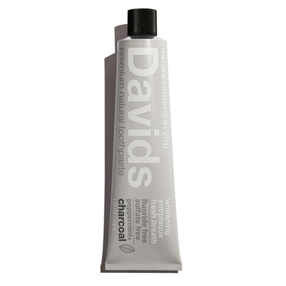 《天然原料ベースのホワイトニング歯磨き粉》ホワイトニングトゥースペースト（チャコール）｜Davids